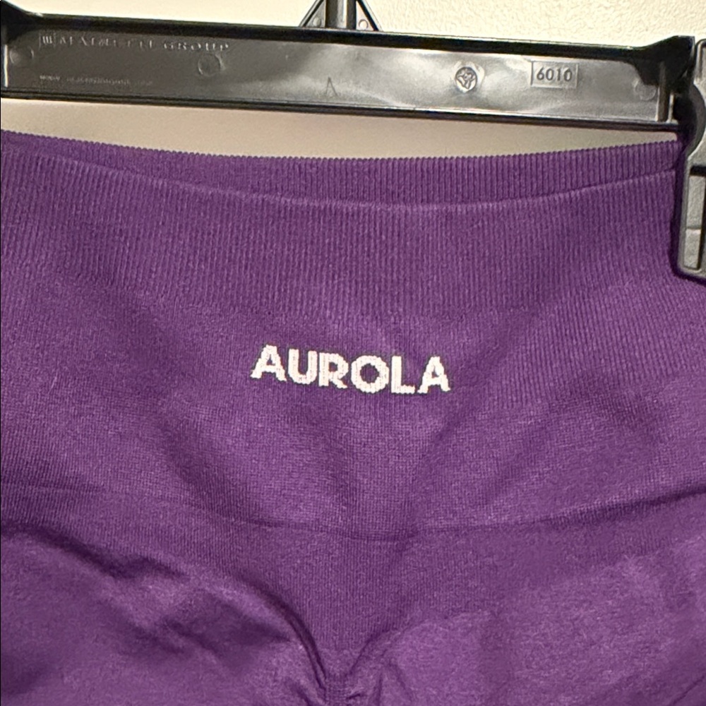 Aurola Women's Stylish Purple Bike Shorts - Picture 2 of 4